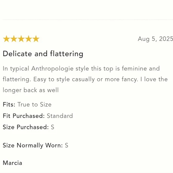 NWT ANTHRO | The Della Pleated Shell Top (Beige) - Picture 7 of 8